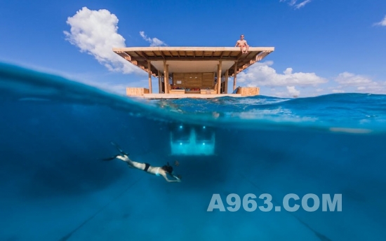 【酒店设计·欣赏】非洲浮在海上的水下酒店开张