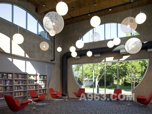 美国Poplar Creek公立图书馆设计欣赏